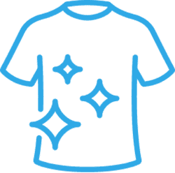 illustration av gnistrande ren t-shirt